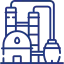 Ícone de indústria química e petroquímica